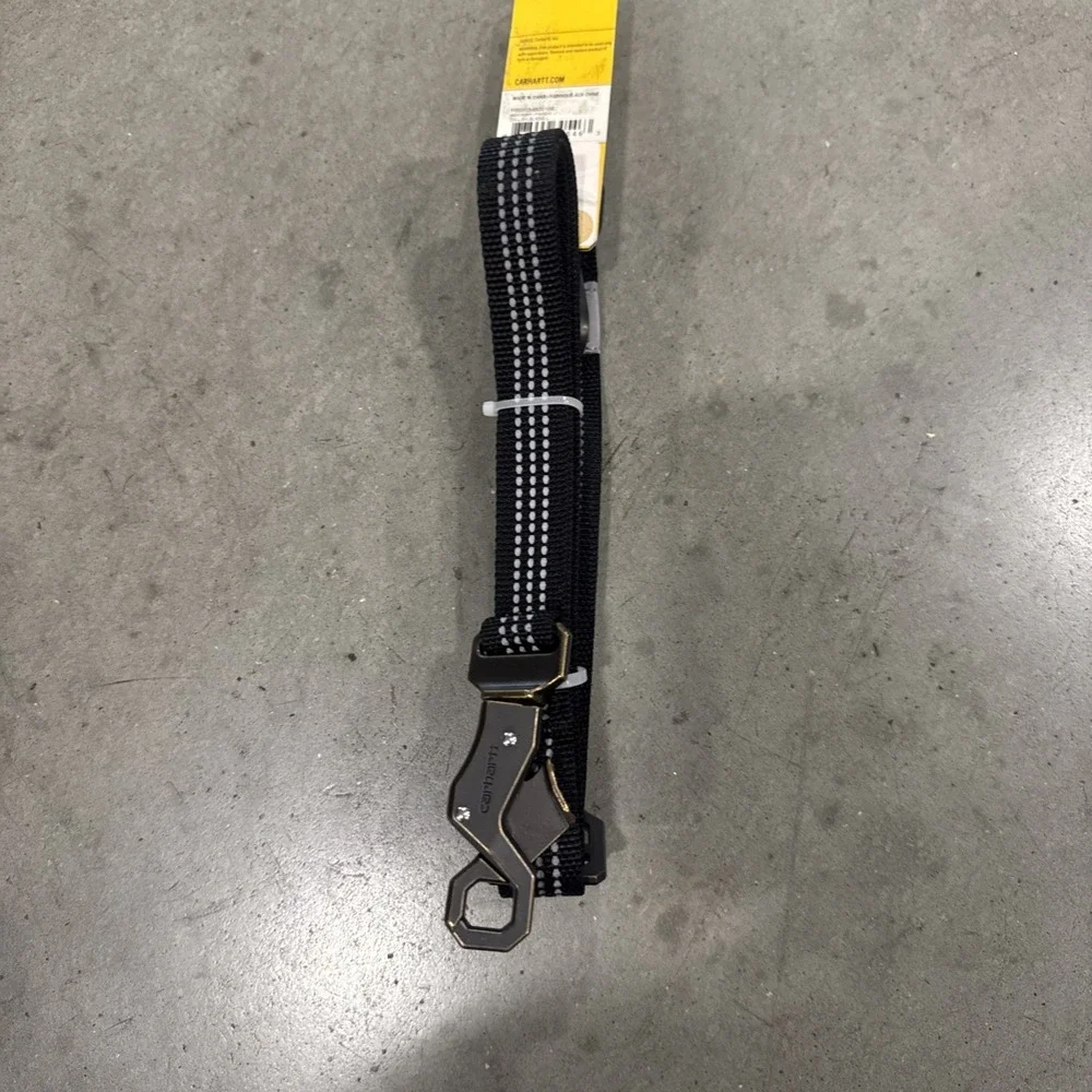 Carhartt NWT Black Reflective Dog Leash 6' x 1" Unopened Heavy Duty Workwear Pet - Picture 4 of 7